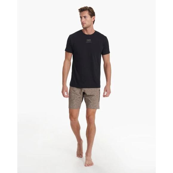 Vouri Men's Brown Taupe Rob Machado Collaboration Infinity Boardshorts Size 36 - Picture 2 of 9